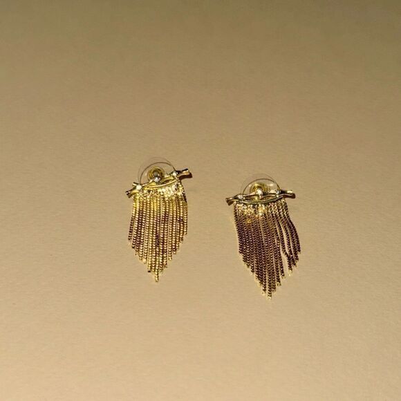 Tassel drop earrings N838 - Picture 3 of 5